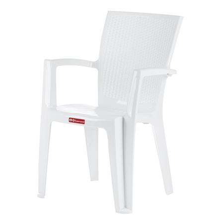 เก้าอี้พนักพิงท้าวแขน SUPERWARE GIAVA ARMCHIR สีขาว