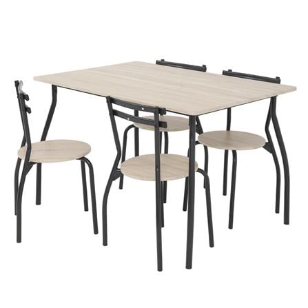 ชุดโต๊ะอาหาร 4 ที่ FURDINI KYLER สี LIGHT OAK ชุดโต๊ะอาหาร 4 ที่ FURDINI KYLER สี LIGHT OAK