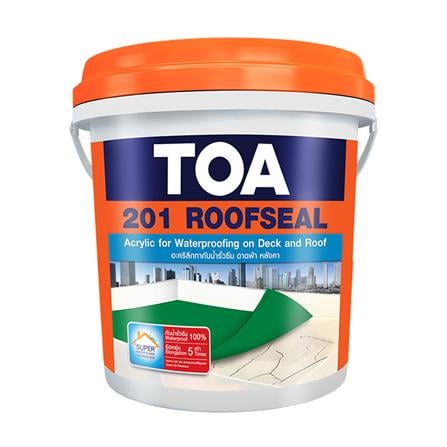 โปรโมชั่น Flash Sale : อะคริลิกกันซึม TOA 201 20 กก. สีเทา