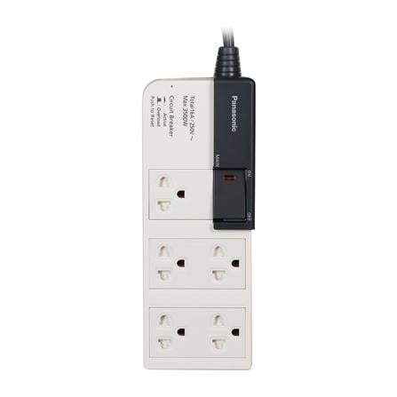 รางปลั๊กไฟ 5 ช่อง PANASONIC WCHG 28352 3 ม. รางปลั๊กไฟ 5 ช่อง PANASONIC WCHG 28352 3 ม.