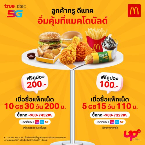 รวมโปรโมชั่น แมคโดนัลด์