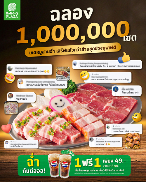รวมโปรโมชั่น บาร์บีคิว พลาซ่า