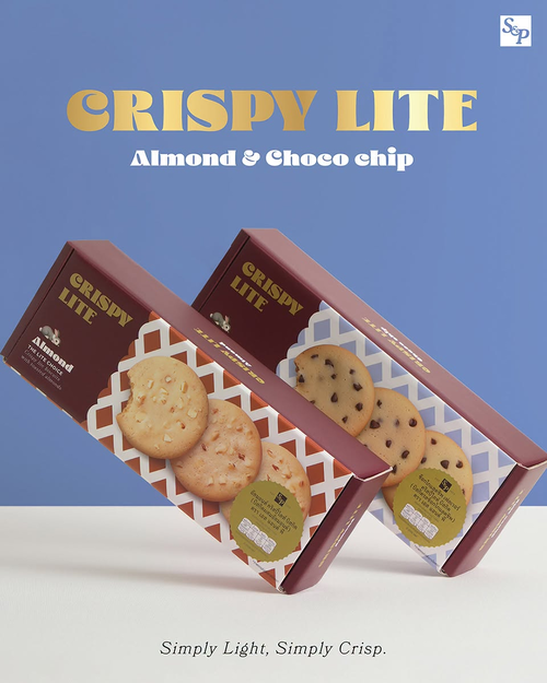 โปรโมชั่น เอส แอนด์ พี : Crispy Lite คุกกี้บางกรอบ กรอบเบาหอมเนย จาก S&P