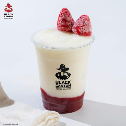 โปรโมชั่น แบล็คแคนยอน : สตรอเบอร์รี่โยเกิร์ต สดชื่นหวานอมเปรี้ยว 100%