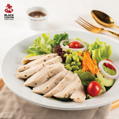โปรโมชั่น แบล็คแคนยอน : สลัดอกไก่นุ่มเฮลตี้ คู่เครื่องดื่มสดชื่น เริ่ม 189.-