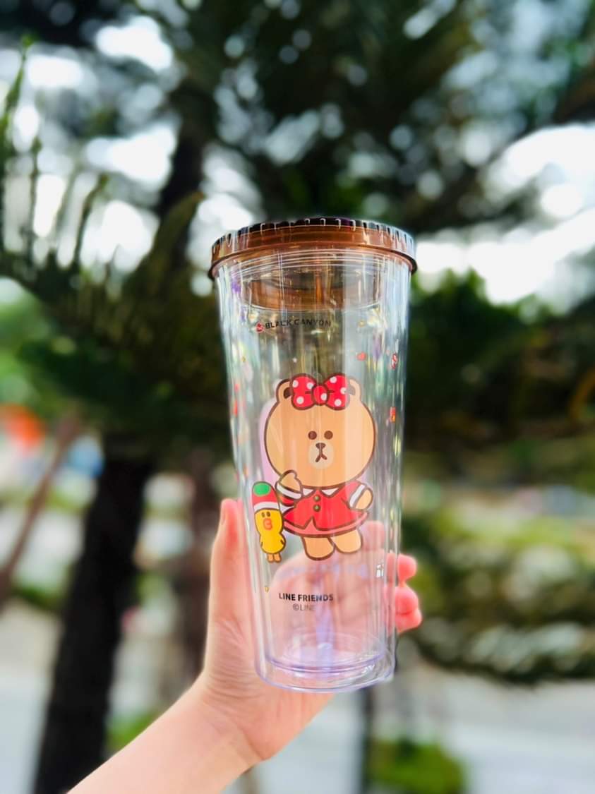 โปรโมชั่น แบล็คแคนยอน : คอลเลกชั่นพิเศษ! BLACK CANYON Tumbler LINE FRIENDS สุดน่ารัก